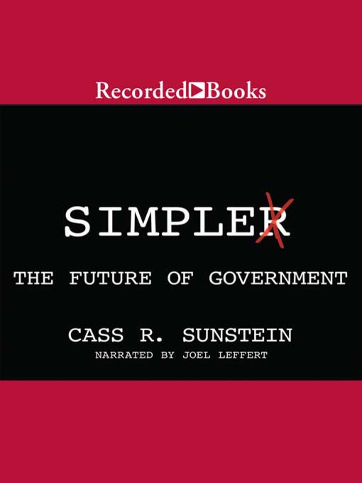 Title details for Simpler by Cass R. Sunstein - Available